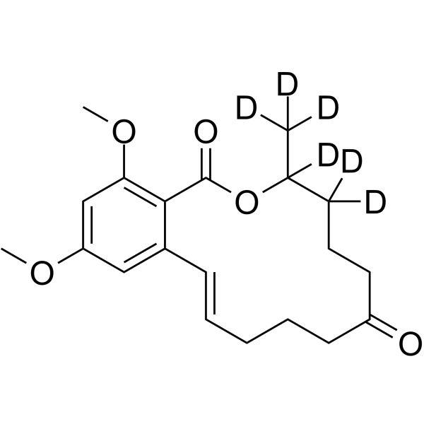 (rac)-2,4-O-Dimethylzearalenone-d6 1246833-55-5